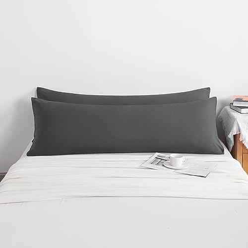 NTBAY Soft Brushed Microfiber Body Pillowcase Set of 2 (20 x 54 Inches)