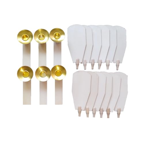 21-Piece Christmas Pyramid Replacement Parts Kit - Fan Blades & Candle Holders