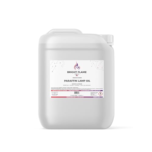 99.5% Pure Paraffin Lamp Oil - Smokeless, Clean Burning, 1 Gallon