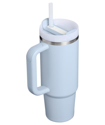 Insulated Stainless Steel Travel Tumbler 30 oz with Handle and Straw