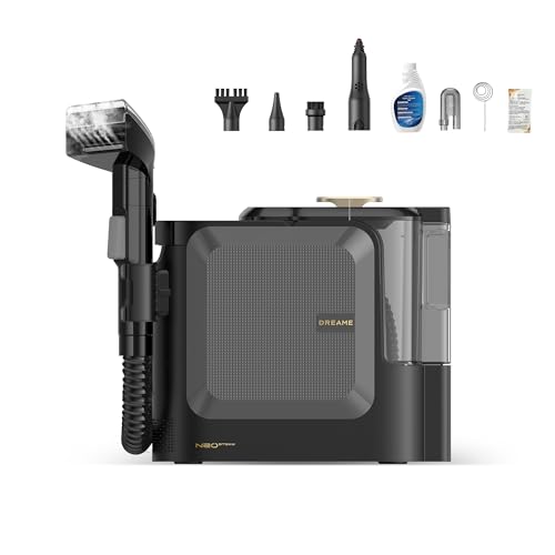 Portable Steam Carpet & Upholstery Cleaner with 17Kpa Suction & Self-Cleaning