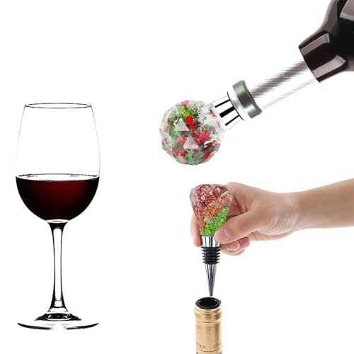 10-Pack Silver Metal Wine Bottle Stoppers for DIY Epoxy Resin Crafts