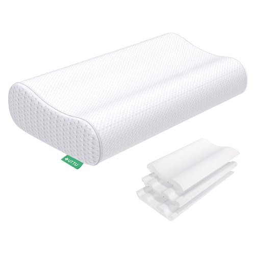 UTTU Cervical Memory Foam Pillow for Neck Pain Relief - Adjustable Queen