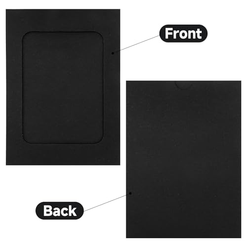 30-Piece Paper Picture Frame Set 4x6 Inch with Jute String and Wooden Clips