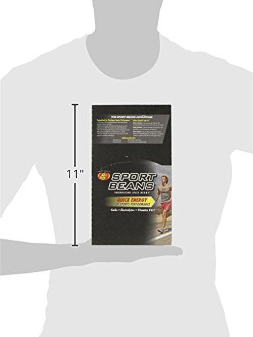 Jelly Belly Sport Beans, Berry Energizing Jelly Beans, 1-Ounce Bags (Pack of 24)