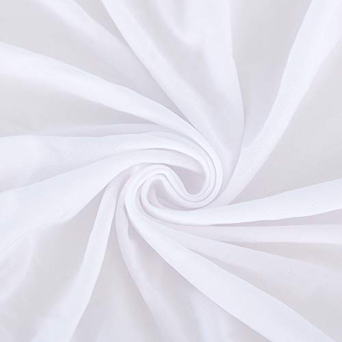 Queen Size Box Spring Cover - Elastic Stretch Fabric Bed Skirt Alternative