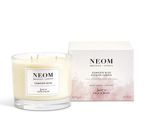 NEOM Complete Bliss 3-Wick Candle Calm & Relax - Blush Rose, Lime & Black Pepper (1 EA)