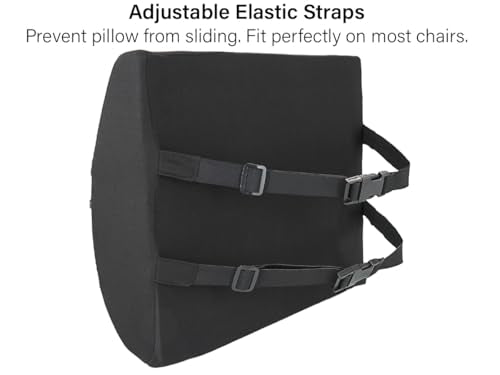 Ergonomic Lumbar Support Cushion with Removable Gel Insert