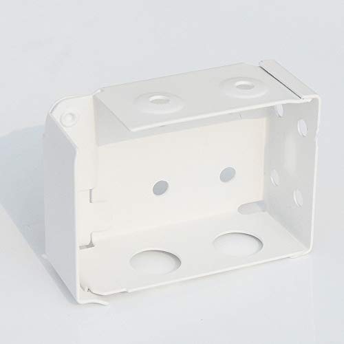 Low Profile Horizontal Blind Mounting Brackets - 2 Inch Box Set, White