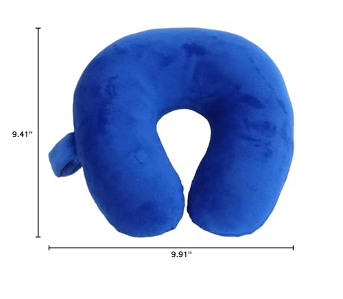 Kids Travel Neck Pillow - Soft Microfiber Support for Airplane & Car Rides
