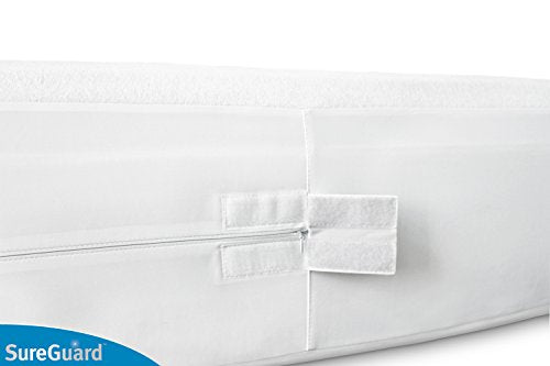SureGuard Queen Mattress Encasement - 6-Sided Waterproof & Bed Bug Proof