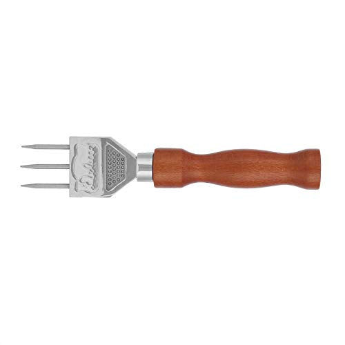 POCREATION Stainless Steel Ice Pick with Wood Handle - Bar & Restaurant Tool