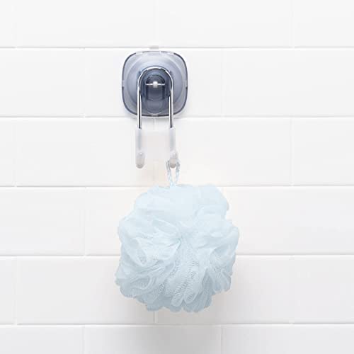 Stronghold Suction Shower Hook for Loofahs, Towels, and Razors