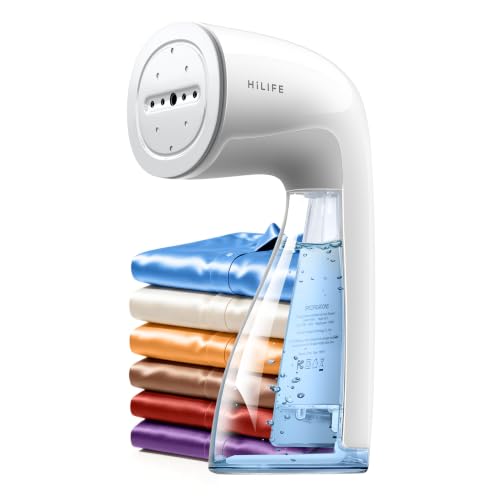 HiLIFE Handheld Clothes Steamer, 1100W Portable Fabric Wrinkle Remover