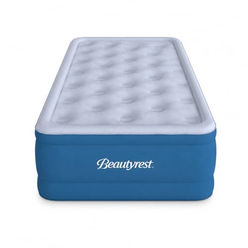 20-Inch Twin Air Mattress with Anti-Leak Pump & Cool Vent Topper