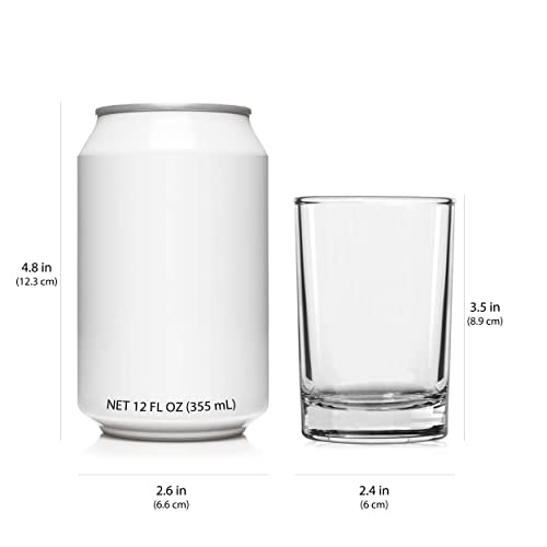 Heavy Base Juice Glasses, 5.5 oz - Set of 4