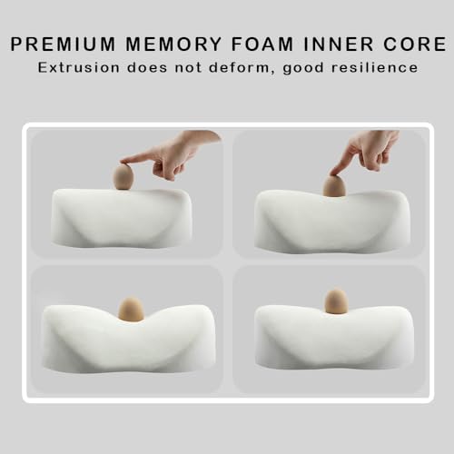 Ergonomic Neck Pillow Support for Car Headrests - Memory Foam