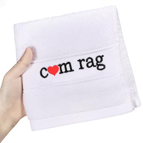 Funny Embroidered Cotton Hand Towel - Gag Gift for Boyfriend or Husband