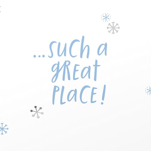 American Greetings Christmas Thank You Card for Boss Snowflakes with Lights - Holiday Appreciation