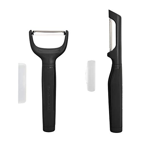 KitchenAid Universal Euro Y Peeler, Set Of 2, Black