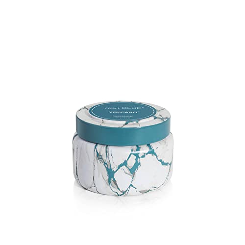 Modern Marble Travel Tin Candle - Volcano Scented, 8.5 oz