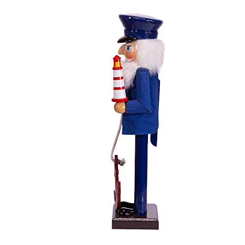 Kurt S. Adler 15-Inch Nautical Sailor Nutcracker with Lighthouse & Anchor
