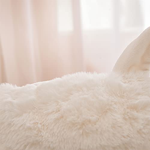 Ivory Reading Pillow - 18.5" Bed Wedge with Arms for Support