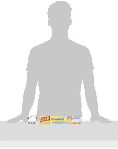 Glad Press'N Seal Food Plastic Wrap - 70 Square Feet of Versatile, Leak-Proof Protection