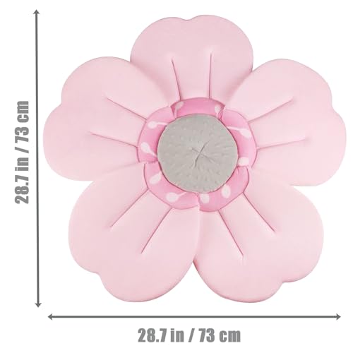 PandaEar Plush Newborn Baby Bath Flower Sink Cushion - Non-Slip Bath Support