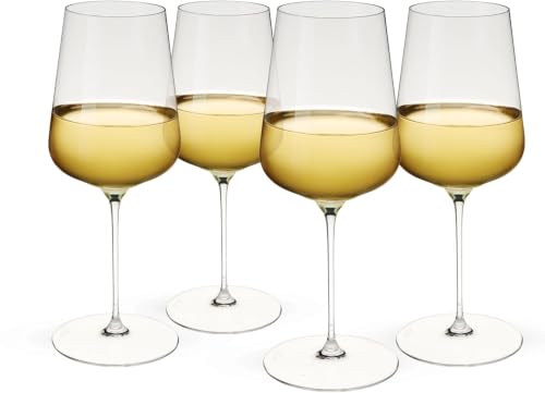 Universal Wine Glasses - 19 oz Lead-Free Crystal Set of 4