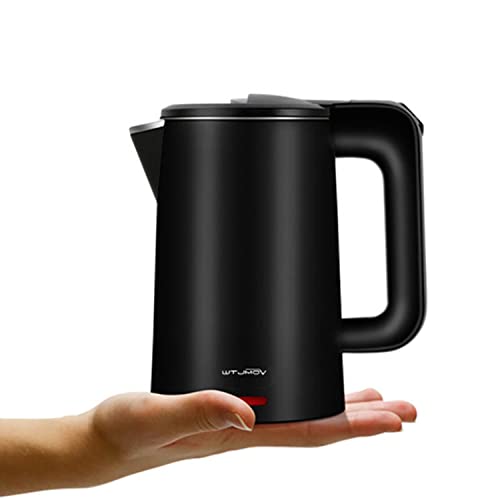 1.0L Electric Kettle Stainless Steel Fast Boil Auto Shut-Off Compact Water Warmer