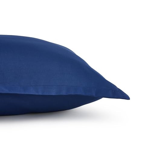 Amazon Basics Kids 3-Piece Microfiber Comforter Set - Full/Queen, Navy