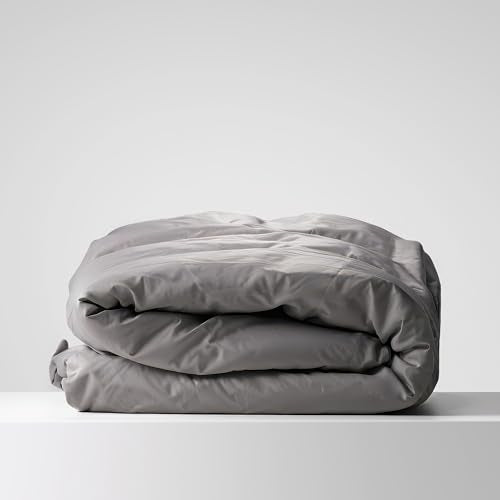 Eucalyptus Duvet Cover - Soft TENCEL Lyocell, Full/Queen Size, Silver Infused for Odor Control