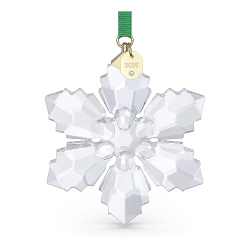 2026 Annual Edition Geometric Snowflake Crystal Ornament