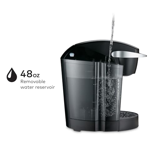 Single Serve Pod Coffee Maker with 3 Brew Sizes & 48oz Water Reservoir
