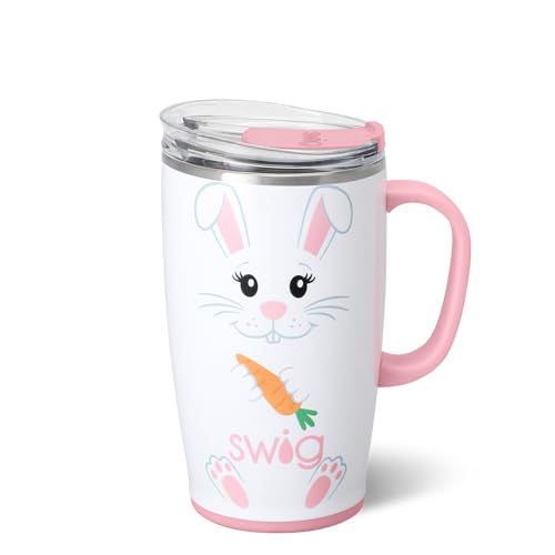 Swig Life Easter Bunny 18oz Insulated Travel Mug with Handle & Lid