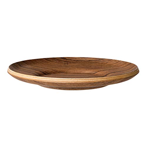 Kinto Sepia 21745 Non-Slip Saucer 130mm Teak - Organic Wood, Dishwasher Safe
