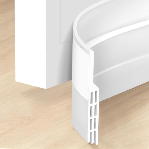 Silicone Door Draft Stopper - Self-Adhesive Door Sweep Weather Stripping