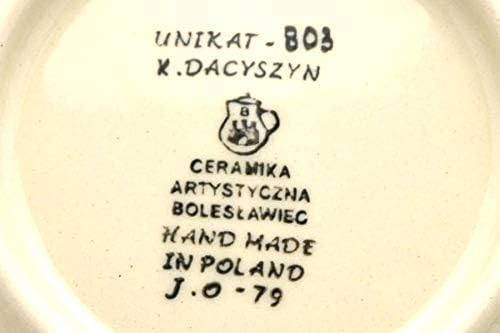 Polish Pottery Plate - Salad/Dessert (7 3/4") - Unikat Signature U803