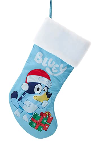 Bluey Stocking, 19" with Presents - Kurt S. Adler Officially Licensed Holiday Decor
