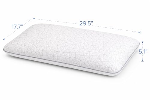 Quilted Bamboo Pillow Protector - Queen Cooling Pillow Cover with Zipper