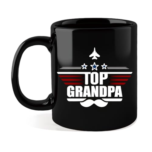 Top Grandpa Mug 11Oz - Christmas Birthday Gift from Grandkids - Silkwishes