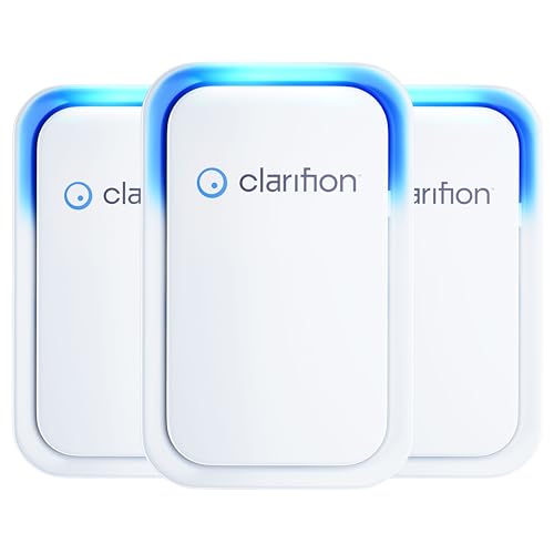 Plug-In Air Ionizer 3-Pack - Portable Negative Ion Air Purifier & Odor Eliminator for Home, Bedroom, and Office