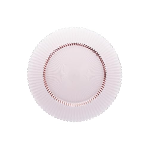 Fortessa Archie Pink 12.8" Charger Plate Set of 4