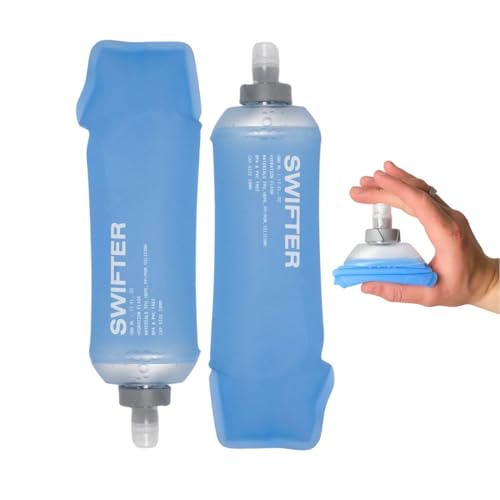 Collapsible Soft Flask 500ml 2-Pack for Running and Hiking Hydration