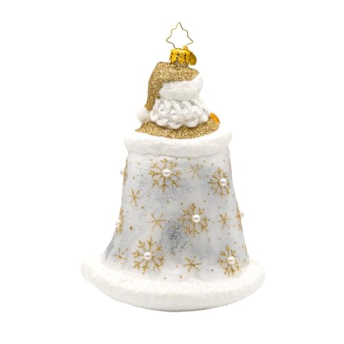 Gilded Kris Kringle Handcrafted European Glass Christmas Tree Ornament - Radko 2025