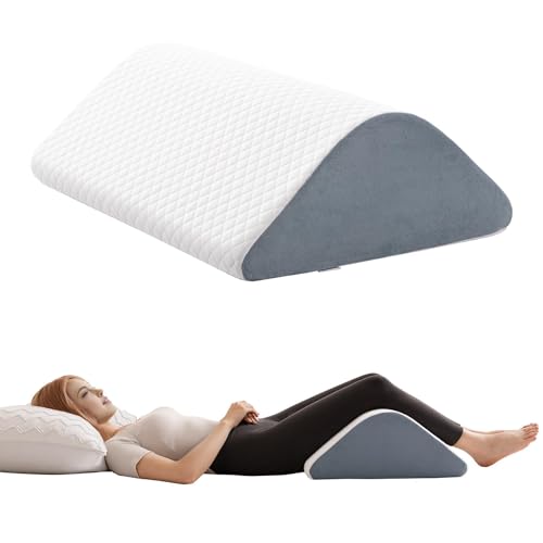 Knee Wedge Pillow for Post-Surgery Recovery - Leg Elevation Support