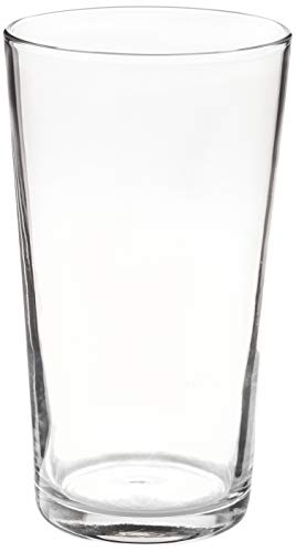 19-Ounce Beverage Glasses, Set of 6, Chip-Resistant Tempered Drinking Glass