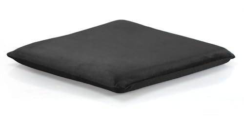 18x18 Square Memory Foam Chair Cushion - Non-Slip Velvet Seat Pad