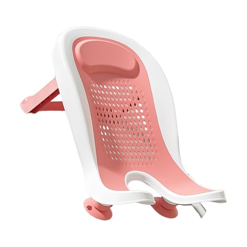 Foldable Infant Bath Support Seat with Suction Cups for Sink and Tub